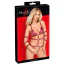 Боди с фиксаторами для рук Bad Kitty Naughty Toys Strap Body, красное - Фото №8