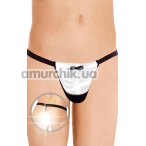 Труси-стрінги чоловічі Thong білі офіціант (модель 4417) - Фото №1