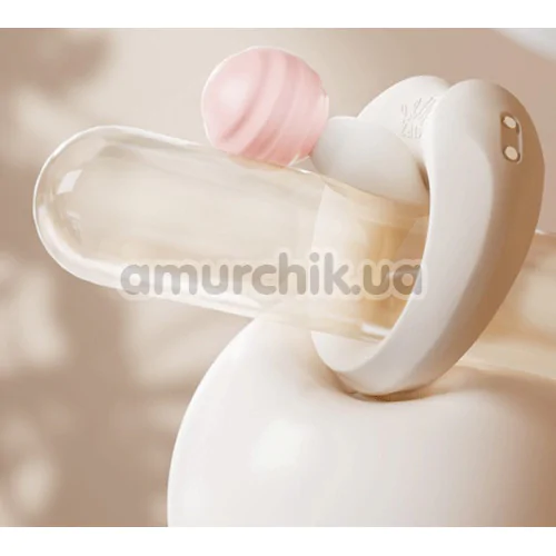 Виброкольцо для члена Zalo Apis, белое