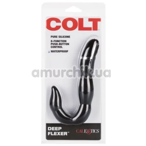 Вибростимулятор простаты COLT Deep Flexer, черный