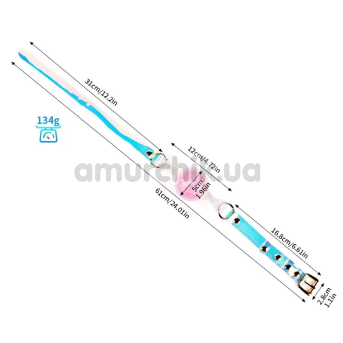 Кляп Liebe Seele Crystal Ball Gag Large, рожевий