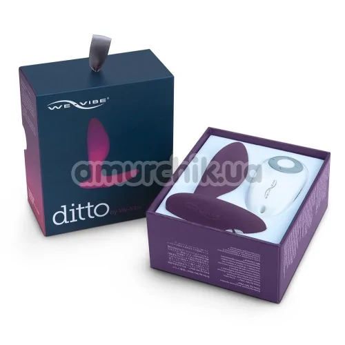 Анальная пробка с вибрацией We-Vibe Ditto Purple (ви вайб дитто фиолетовый)