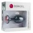 Анальная пробка с розовым кристаллом Dorcel Geisha Plug M, черная - Фото №12