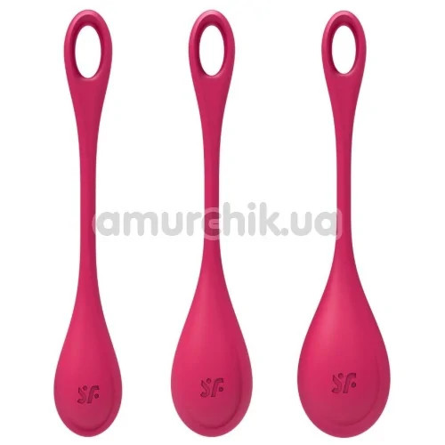 Набор вагинальных шариков Satisfyer Yoni Power 1, красный - Фото №1