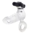 Насадка на пенис с вибрацией Size Up Vibrating 2 Inch Penis Extender With Ball Loop, прозрачная - Фото №3