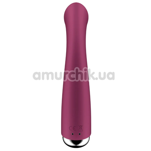 Вибратор для точки G с ротацией Satisfyer Spinning G-Spot 1, бордовый