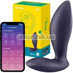 Анальная пробка с вибрацией Satisfyer Power Plug, фиолетовая - Фото №1