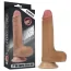 Фаллоимитатор Dual-Layered Silicone Nature Cock LV4001, коричневый - Фото №8