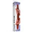 Двокінцевий фалоімітатор Get Real Foreskin Doubledong 40 cm, коричневий - Фото №8