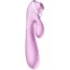Вибратор с вакуумным стимулятором 2 in 1 Clit Sucker Rabbit Vibrator PL-VR21562, розовый - Фото №1