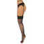 Чулки Daring Intimates Net Stockings with Lace Top, черные - Фото №4