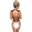 Боди Abierta Fina Crotchless Body, черное - Фото №2