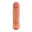 Насадка - удлинитель пениса с вибрацией Lovetoy Pleasure X-Tender Series LV1061, телесная - Фото №7