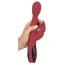 Вібратор з підігріванням Rechargeable Massager For Her Rabbit Vibrator, червоний - Фото №3