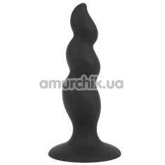 Анальна пробка Black Mont 5.5 Anal Control Stuffer, чорна - Фото №1