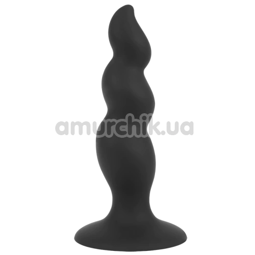 Анальна пробка Black Mont 5.5 Anal Control Stuffer, чорна - Фото №1
