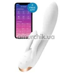 Вібратор Satisfyer Double Flex, білий - Фото №1