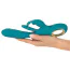 Вибратор Sweet Smile Rabbit Vibrator With Thrust Function And G-Spot Stimulation, бирюзовый - Фото №12