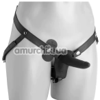 Cтрапон з вібрацією Strap U 28X Power Pegger Beginner, чорний - Фото №1