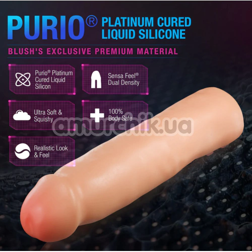 Насадка на пенис Performance Plus 8.5 Tenacity Penis Extender, телесная