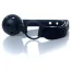 Кляп Boss Series Fetish Knebel-Ball Gag з великими кільцями, чорний - Фото №4