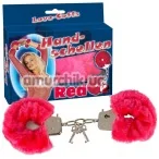 Наручники Handschellen Love Cuffs червоні - Фото №1