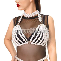 Украшение для груди Art of Sex Jasmine, белый - Фото №1