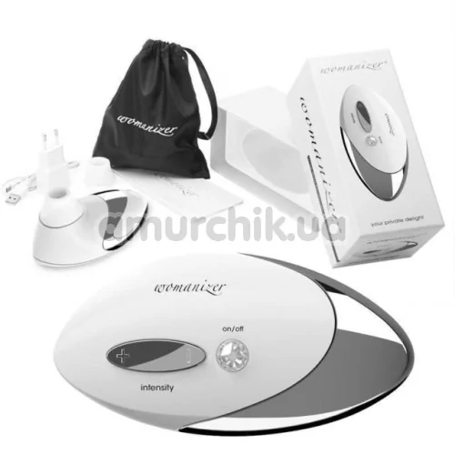Симулятор орального сексу для жінок Womanizer W500 Pro, білий