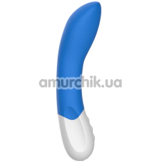 Вибратор для точки G Liebe Pleasure Toys Mighty Rechargeable, синий - Фото №1