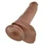 Фаллоимитатор King Cock With Balls, 26.7 см телесный - Фото №4