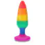 Анальна пробка ToyJoy Pride Hunk Plug Large, мультикольорова - Фото №1