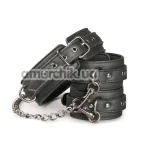 Нашийник з фіксатораи для ніг Easy Toys Collar & Ankle Restraint Set, чорний - Фото №1