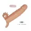 Насадка на пенис с вибрацией Pretty Love Penis Sleeve Connor, телесная - Фото №7