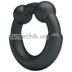 Эрекционное кольцо Crazy Bull Super Soft Silicone Meco, черное - Фото №1