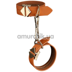 Фиксаторы для рук и ног Lockink Wristcuffs / Anklecuffs Set, коричневые - Фото №1