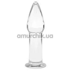 Анальная пробка Love Toy Glass Romance Dildo GS12, прозрачная - Фото №1