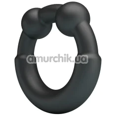 Ерекційне кільце Crazy Bull Super Soft Silicone Meco, чорне - Фото №1
