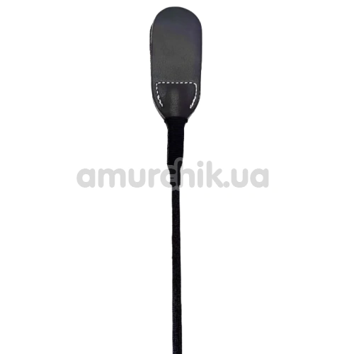 Стек DS Fetish Leather Riding Crop Whip, черный