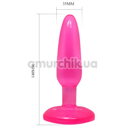 Анальна пробка Butt Plug The Fantasy Starts Here, рожева