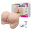 Штучна вагіна та анус з вібрацією Soft And Smooth Pussy & Ass Hole, тілесна - Фото №10
