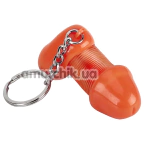 Брелок у вигляді пеніса Roomfun Cock Keychain, помаранчевий - Фото №1