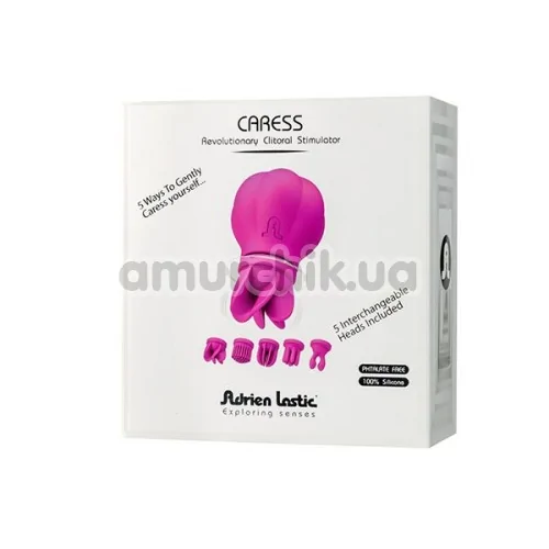 Клиторальный вибратор Adrien Lastic Caress, розовый