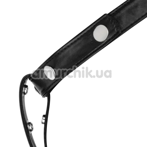 Маска на голову для страпона Bedroom Fantasies Head Bondage Harness, черная