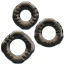 Набір з 3 ерекційних кілець Cock Rings Set Yvonne, чорний - Фото №1