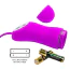 Симулятор орального секса для женщин с вибрацией Pretty Love Suction & Vibro Bullets, фиолетовый - Фото №7