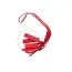 Плеть S&M Fancy Leather Flogger 130, красная - Фото №3