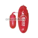 Виброяйцо Basix Rubber Works Jelly Egg, красное - Фото №1