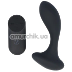 Вібростимулятор простати Virgite Prostatics Rechargeable Prostatic Vibrator & Remote Control P4, чорний - Фото №1