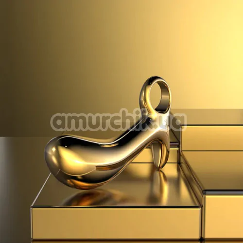 Cтимулятор простаты Lockink Sevanda Woodpecker Metal Prostate Massager, золотой