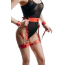 Гартеры с фиксаторами для рук Love Style G 38.1, красные - Фото №4